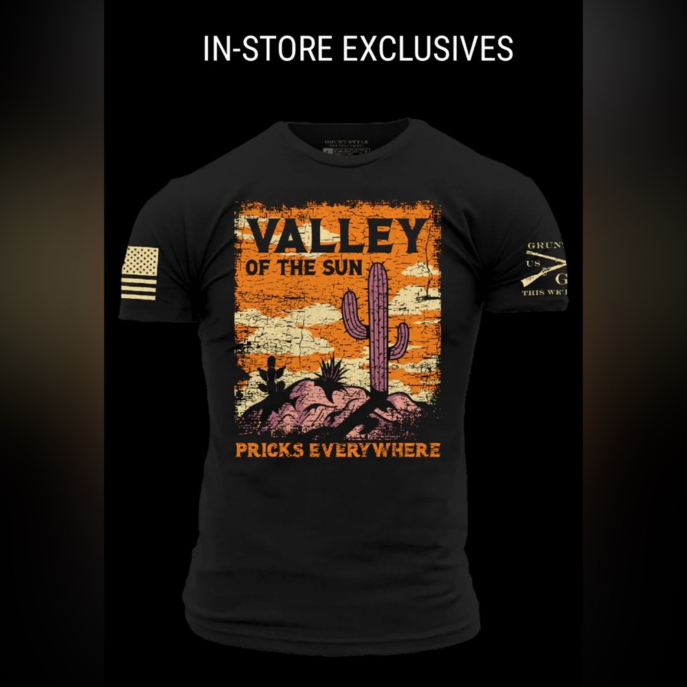 Only Available at Phoenix AZ Outlet Mall! Grunt Style “Pricks Everywhere” Tee